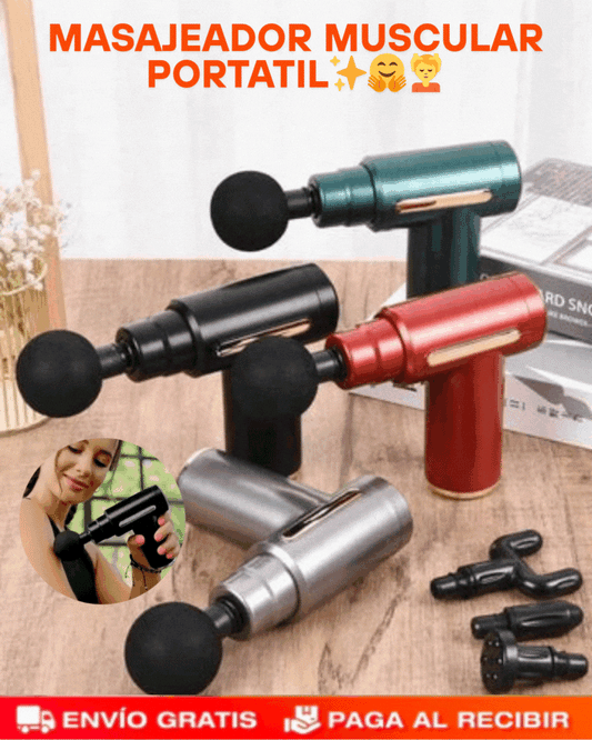 🤗MASAJEADOR MUSCULAR PORTATIL💆