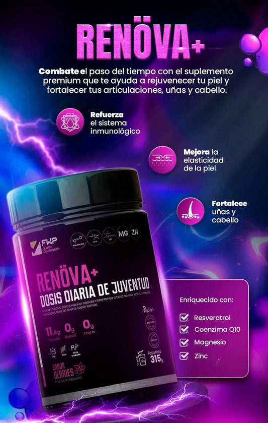 COLÁGENO RENÖVA+Tu Dosis Diaria de Juventud y Vitalidad